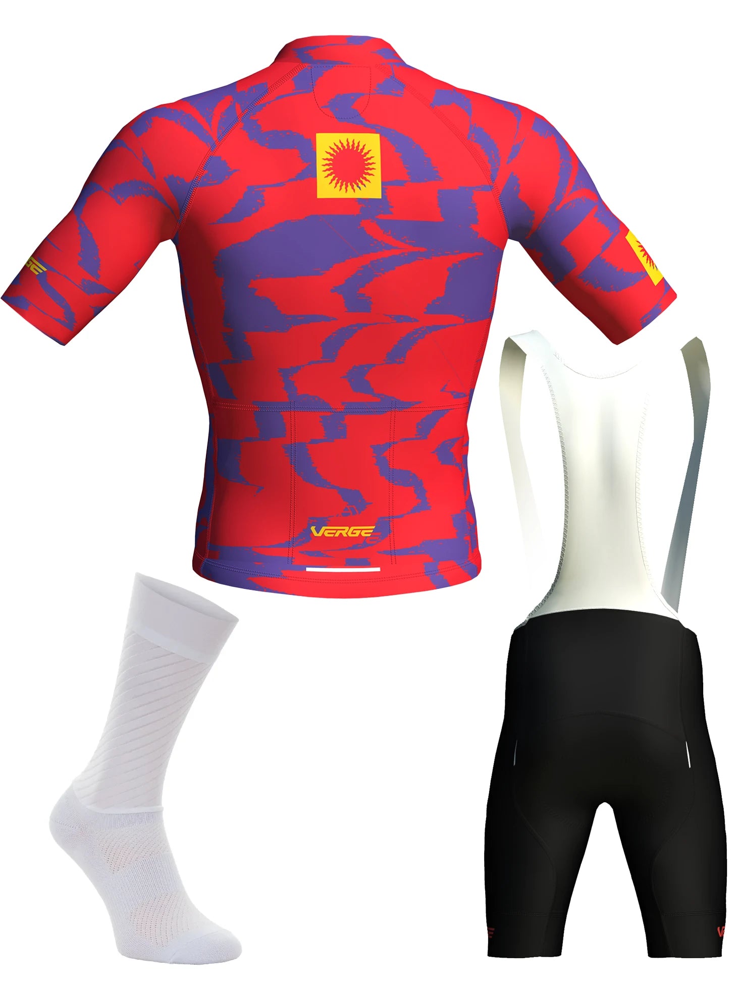 VUELTA CALIENTE - ROJO VIVO MEN'S BUNDLE WITH FREE AERO SOCKS